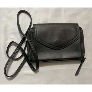 Women's Wallet with Strap, Black